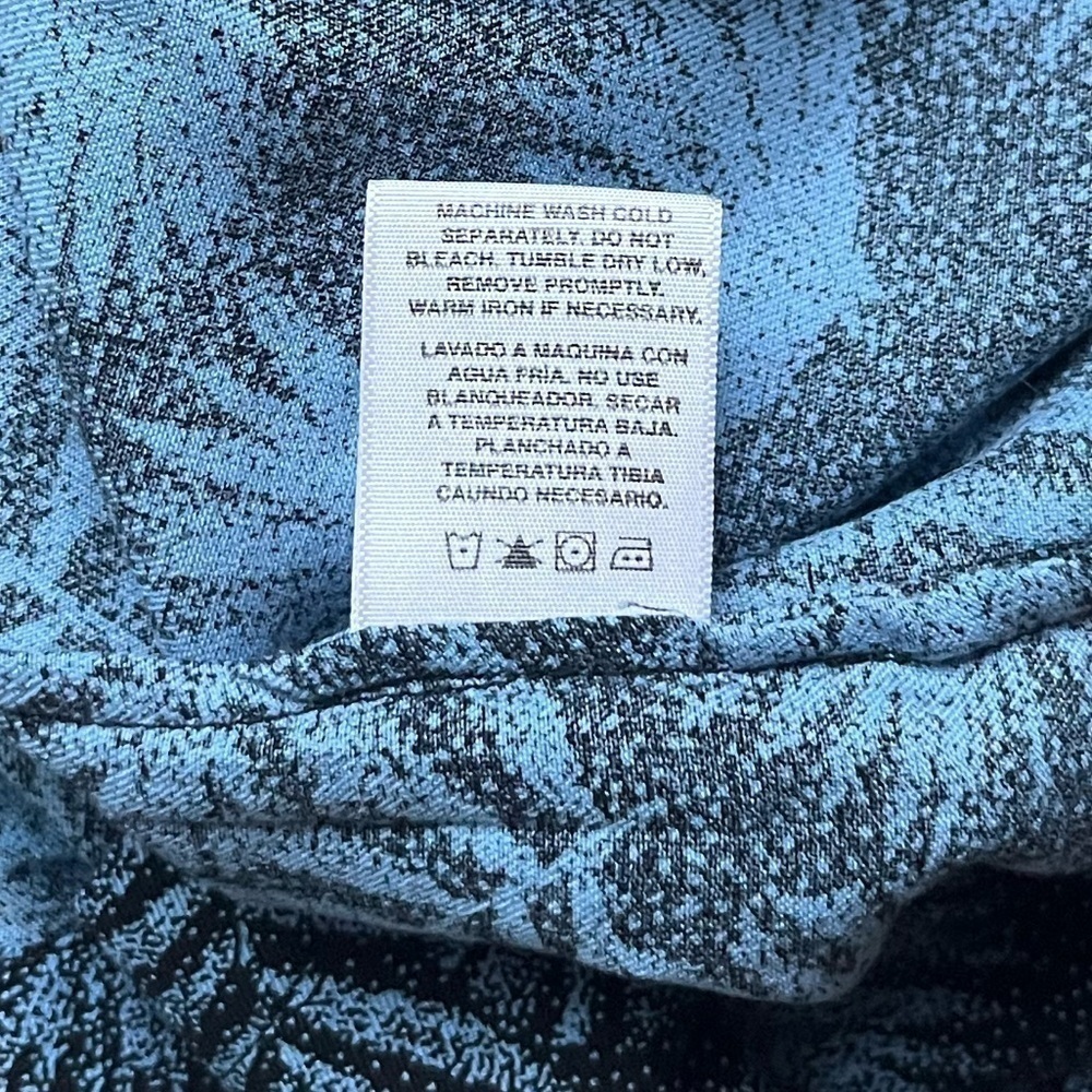 NWT Nat Nast Navy Silk Blend Shirt XL - Picture 8 of 8